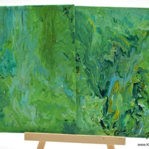 Crazy Green Painting