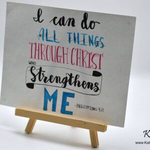 I can do all things