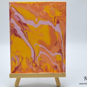 Orange Sorbet Painting