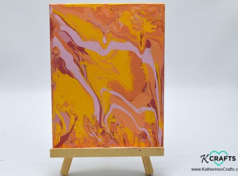 Orange Sorbet Painting