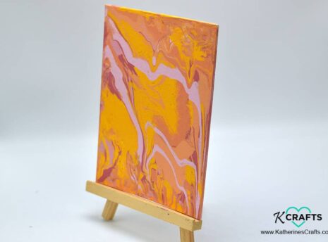 Orange Sorbet Painting