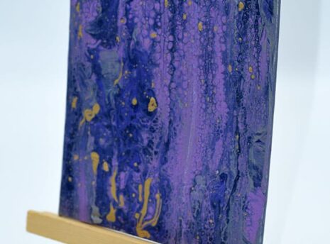 Purple Galaxy Painting