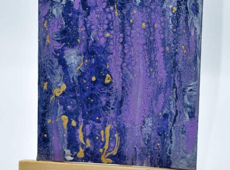 Purple Galaxy Painting