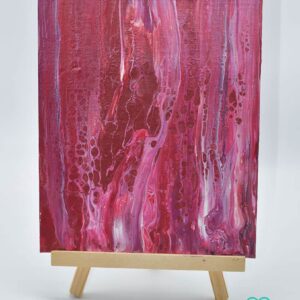 Streaked Red Painting