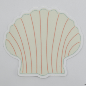Scallop Summer Seashell Sticker