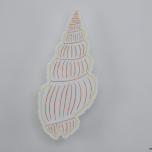 Conch Spiral Seashell Sticker